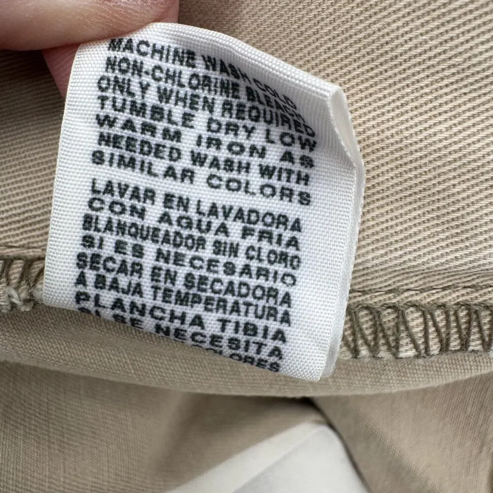 Polo Jeans Co Shorts Mens 40 (41x10.5 ACTUAL) Khaki Tan Carpenter Short‎ Vintage